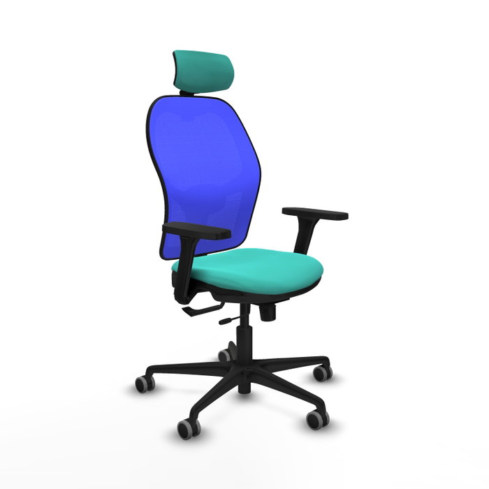 PIQUERAS Y CRESPO Silla de oficina Jorquera Sincro/Traslack Turquesa y Azul PIQUERAS Y CRESPO Silla de oficina Jorquera Sincro/Traslack Turquesa y Azul