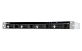 QNAP TR-004U Carcasa Externa RAID Hardware USB 3.2 Gen 1 Tipo C para 4 Discos Duros 2.5/3.5" SATA II 6 Gbit/s Montaje en Rack 1U Hot-swap