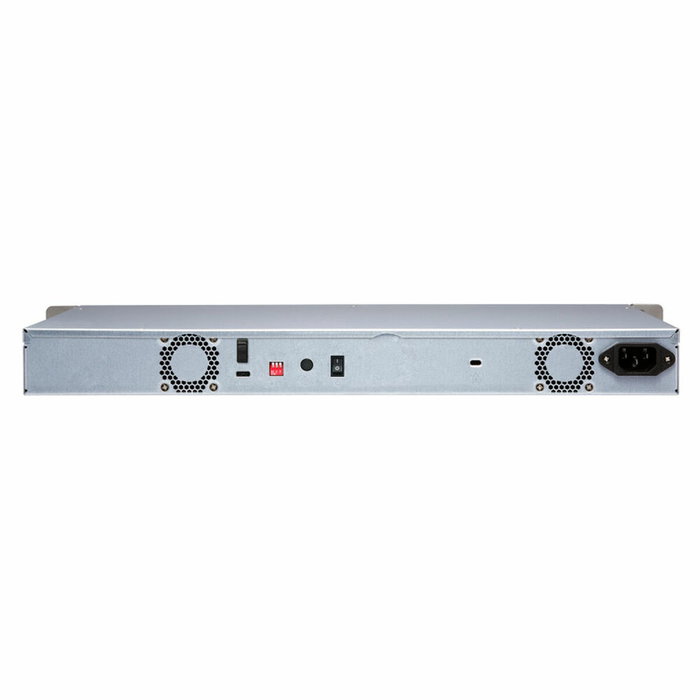 QNAP TR-004U Carcasa de disco duro/SSD de 4 bahías, montaje en rack 1U, USB Tipo-C