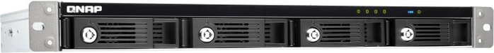 QNAP TR-004U Carcasa de disco duro/SSD de 4 bahías, montaje en rack 1U, USB Tipo-C