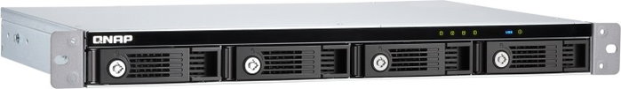 QNAP TR-004U Carcasa de disco duro/SSD de 4 bahías, montaje en rack 1U, USB Tipo-C