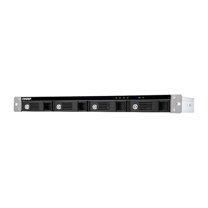 QNAP TR-004U 1U 4-bay corto Rackmount Carcasa de Discos Duros/SSD SATA Hot-swap con USB-C 3.2 Gen 1 para RAID Hardware 0,1,5,10,JBOD QNAP TR-004U 1U 4-bay corto Rackmount Carcasa de Discos Duros/SSD SATA Hot-swap con USB-C 3.2 Gen 1 para RAID Hardware 0,1,5,10,JBOD