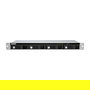 QNAP TR-004U 1U 4-bay corto Rackmount Carcasa de Discos Duros/SSD SATA Hot-swap con USB-C 3.2 Gen 1 para RAID Hardware 0,1,5,10,JBOD