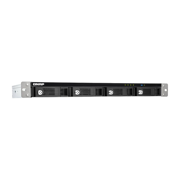 QNAP TR-004U 1U 4-bay corto Rackmount Carcasa de Discos Duros/SSD SATA Hot-swap con USB-C 3.2 Gen 1 para RAID Hardware 0,1,5,10,JBOD QNAP TR-004U 1U 4-bay corto Rackmount Carcasa de Discos Duros/SSD SATA Hot-swap con USB-C 3.2 Gen 1 para RAID Hardware 0,1,5,10,JBOD