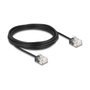 DeLOCK Cable de red RJ45 Cat.6 UTP Ultra Slim 5 m Negro