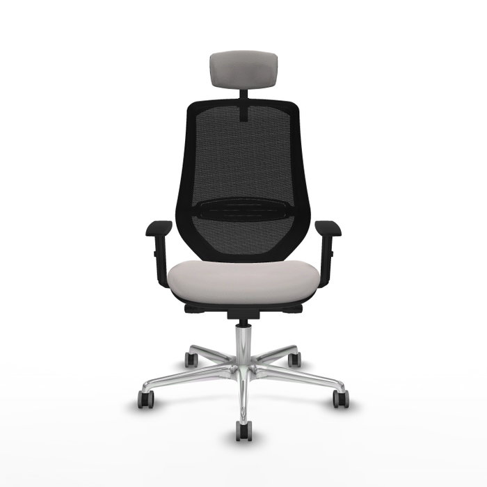 PIQUERAS Y CRESPO Silla de oficina Mardos con mecanismo Sincro/Traslack, Blanco y Negro PIQUERAS Y CRESPO Silla de oficina Mardos con mecanismo Sincro/Traslack, Blanco y Negro