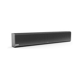 Yealink MSpeaker II Soundbar Negra - Barra de Sonido Bluetooth 10W con Montaje Pared y Entrada Auxiliar - Potencia RMS 10W, SNR 70 dB