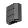 RABALUX Lippa Aplique Exterior LED Negro