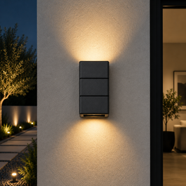 Rabalux Lippa Aplique de Exterior LED 6W Negro