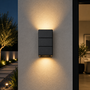 Rabalux Lippa Aplique de Exterior LED 6W Negro