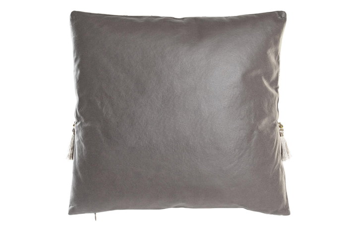 DKD Home Decor Cojín de Poliéster con Flecos, Surtido de 3 Colores