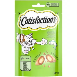 Catisfactions Comida Húmeda para Gatos Sabor Atún, 6 Latas de 60 gr