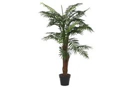 DKD Home Decor Palmera Verde de PE y Fibra 80x80x162 cm