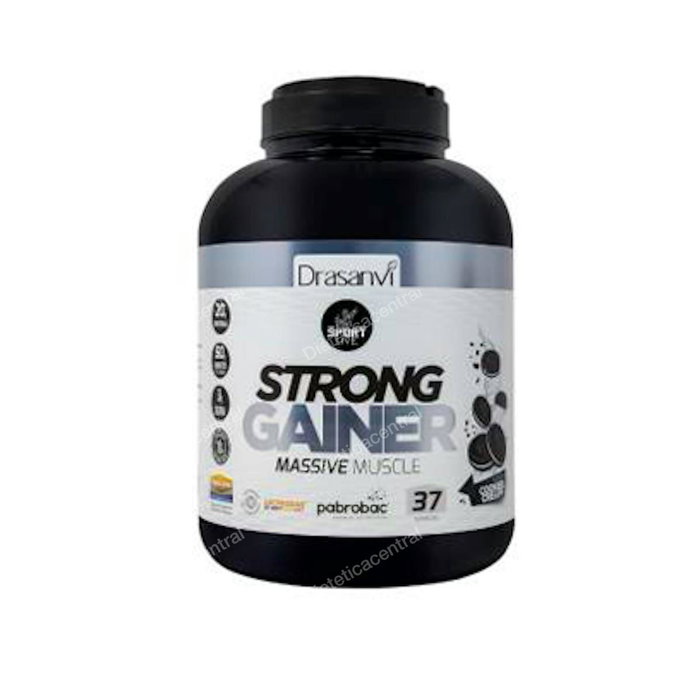 Drasanvi Sport Live Weight Gainer Cookies And Cream 3Kg - Complemento Alimenticio para Aumento de Masa Muscular y Peso con Proteínas y Carbohidratos Drasanvi Sport Live Weight Gainer Cookies And Cream 3Kg - Complemento Alimenticio para Aumento de Masa Muscular y Peso con Proteínas y Carbohidratos