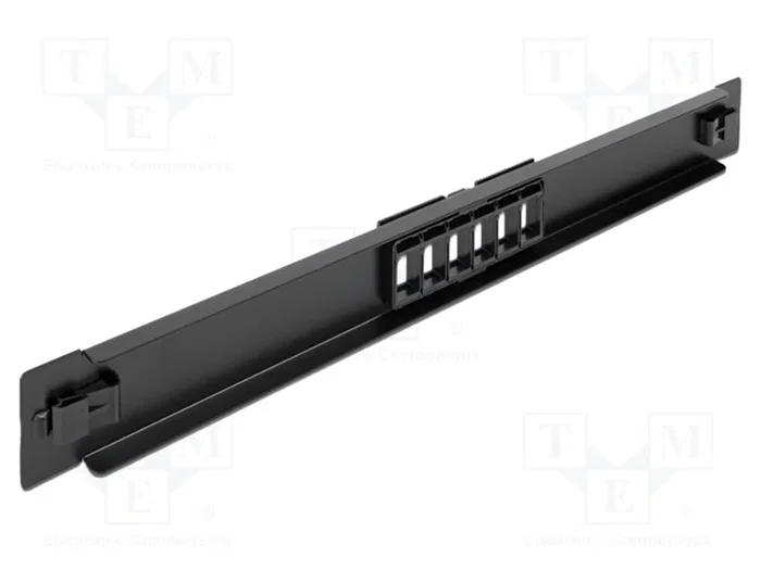 DeLOCK Patch Panel Keystone de 6 puertos 19 pulgadas 1U