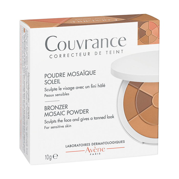 Avène Polvos Mosaico Bronceador - Polvos de Contorno Efecto Natural, Larga Duración, Resistente al Agua, 10 g