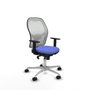 PIQUERAS Y CRESPO Silla de oficina Jorquera Azul claro/Blanco
