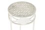 DKD Home Decor Set de 3 Mesas Auxiliares Metálicas Blanco