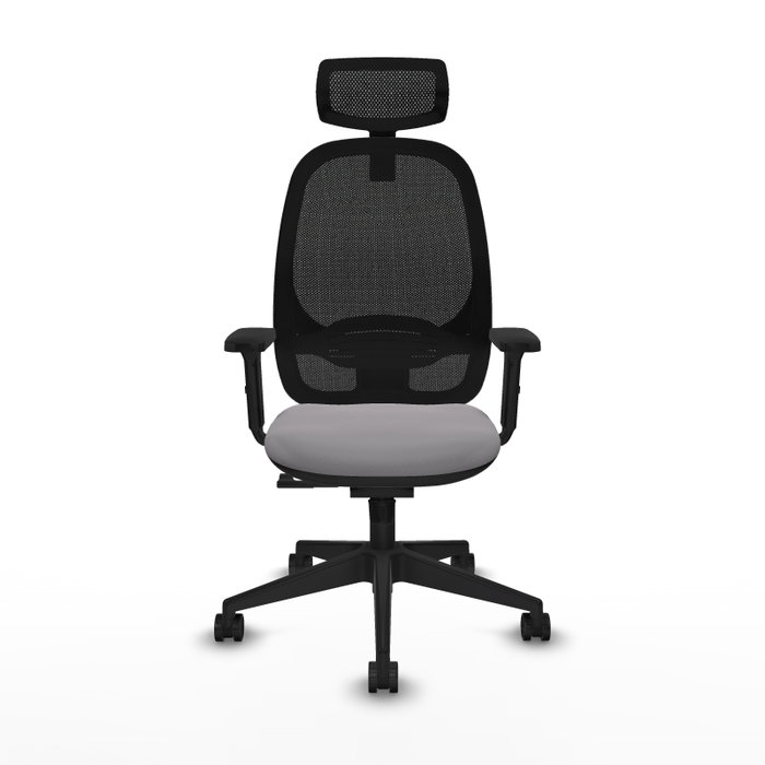 PIQUERAS Y CRESPO Silla de oficina Cilanco con mecanismo Sincro, Gris y Negro PIQUERAS Y CRESPO Silla de oficina Cilanco con mecanismo Sincro, Gris y Negro