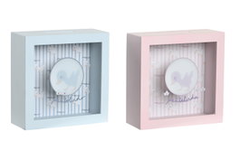 DKD Home Decor Hucha MDF y Cristal Patitos Surtido de 2