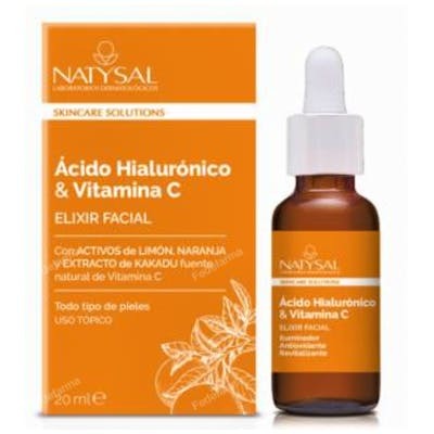 NATYSAL Elixir Facial con Ácido Hialurónico y Vitamina C 20 ml NATYSAL Elixir Facial con Ácido Hialurónico y Vitamina C 20 ml