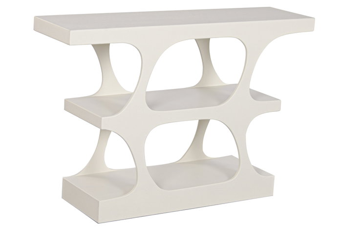 DKD Home Decor Consola Urban Crudo 34 x 80 x 120 cm 3 Estantes