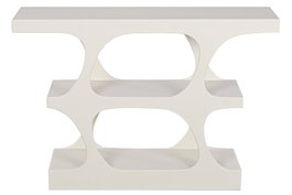 DKD Home Decor Consola Urban Crudo 34 x 80 x 120 cm 3 Estantes