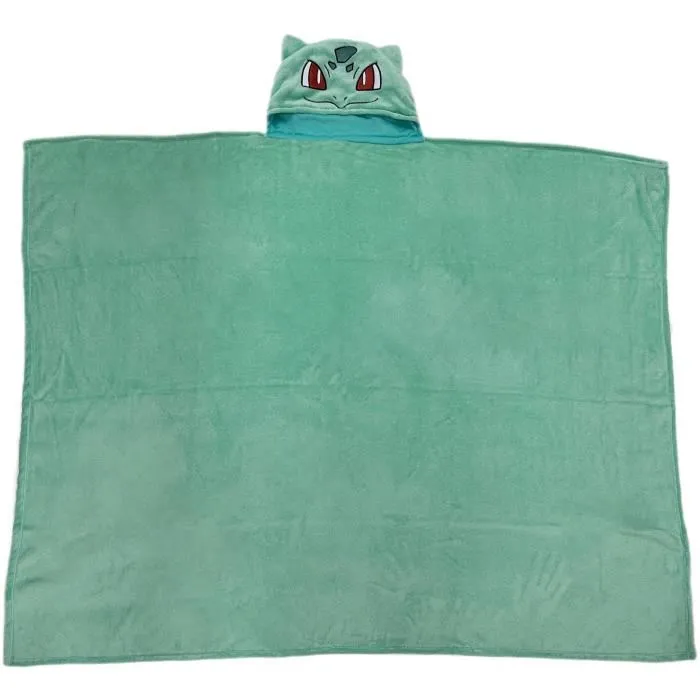 Pokemon Manta polar con capucha 3D Bulbasaur 120 x 150 cm AAANH58708