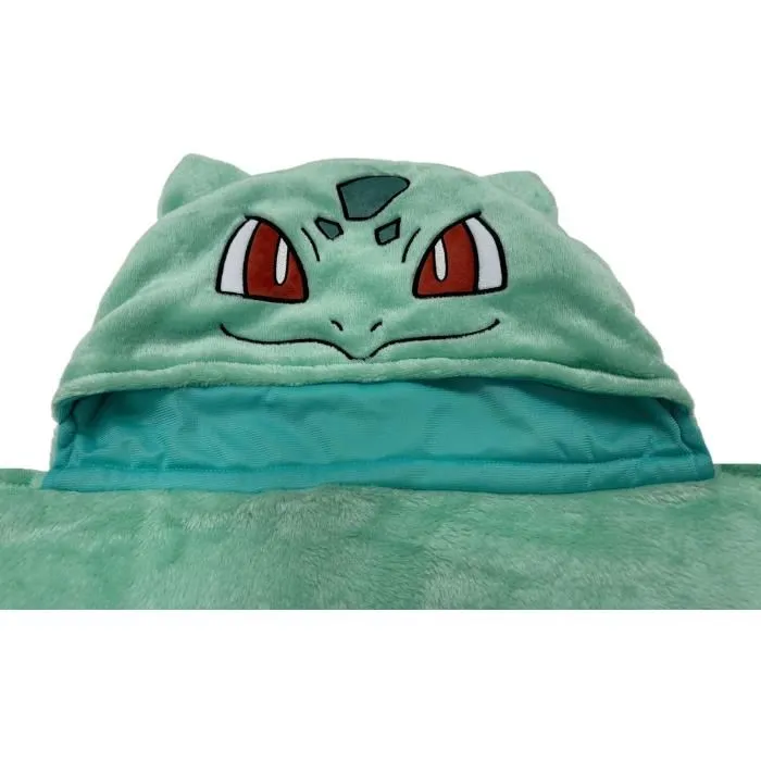 Pokemon Manta polar con capucha 3D Bulbasaur 120 x 150 cm AAANH58708