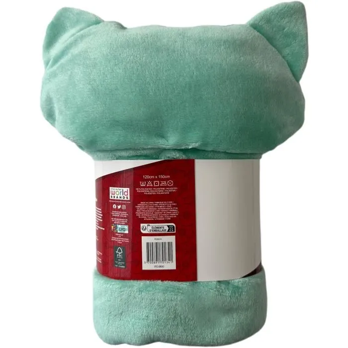 Pokemon Manta polar con capucha 3D Bulbasaur 120 x 150 cm AAANH58708