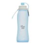 IRISANA Botella de Silicona Plegable azul 500ml