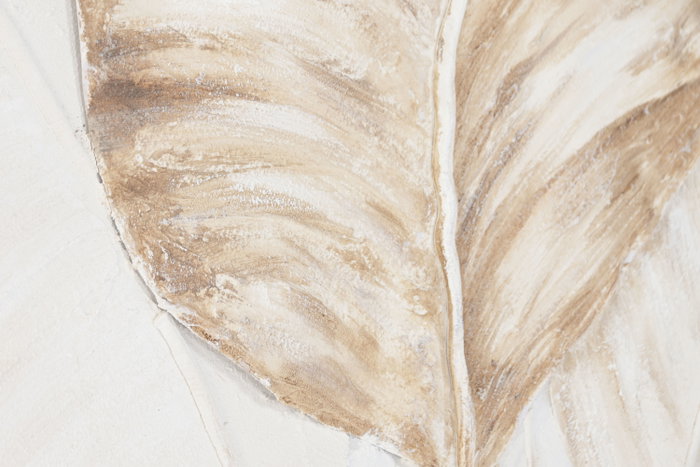 DKD Home Decor Cuadro Lienzo Hojas Palmera 102,5x5,5x152 cm