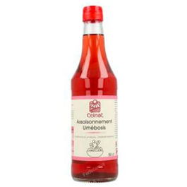 Celnat Vinagre de Umeboshi 500ml con Ciruelas Hojas de Iresina Agua y Sal Marina