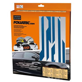 Foliatec FO33982 Pegatina para Coche Diseño Street Azul 35 x 150 cm 2 Piezas