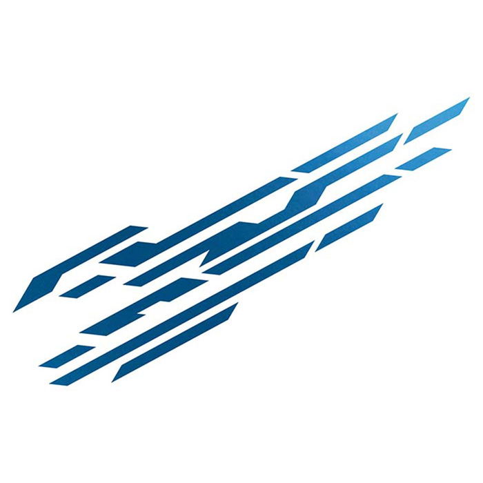 Foliatec FO33982 Pegatina para Coche Diseño Street Azul 35 x 150 cm 2 Piezas