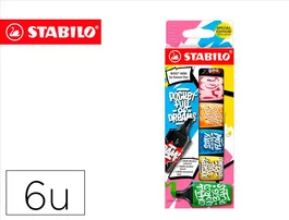 Stabilo Boss Mini Fluorescente Snooze One Colores Surtidos Estuche de 6 Unidades