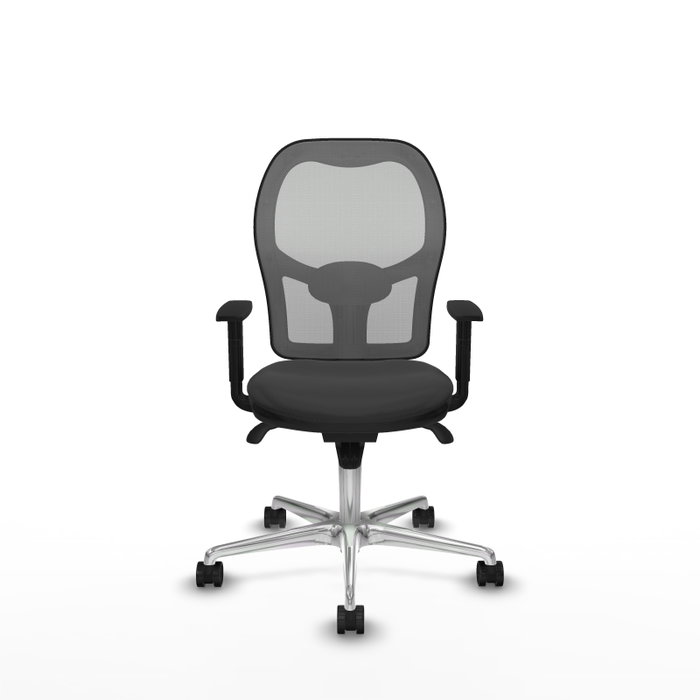 PIQUERAS Y CRESPO Silla de oficina Jorquera Gris con mecanismo Sincro