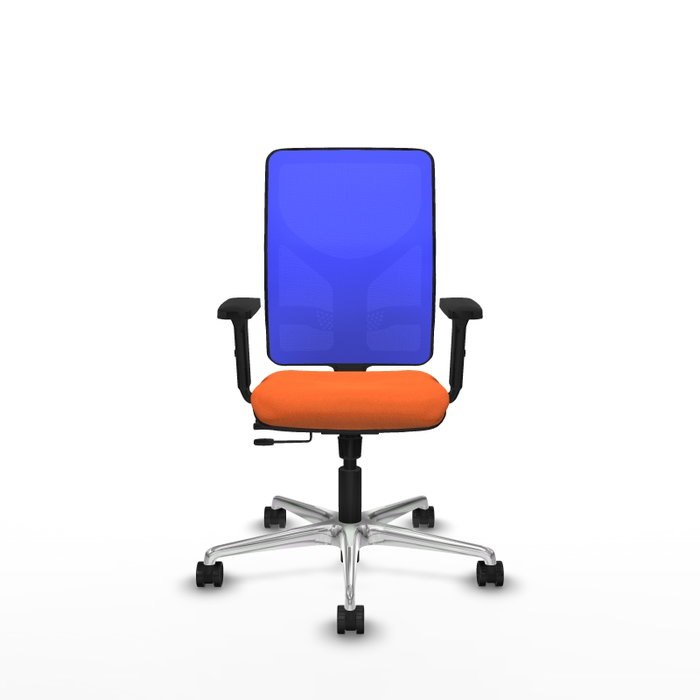 PIQUERAS Y CRESPO Silla de oficina Motilla Naranja y Azul PIQUERAS Y CRESPO Silla de oficina Motilla Naranja y Azul