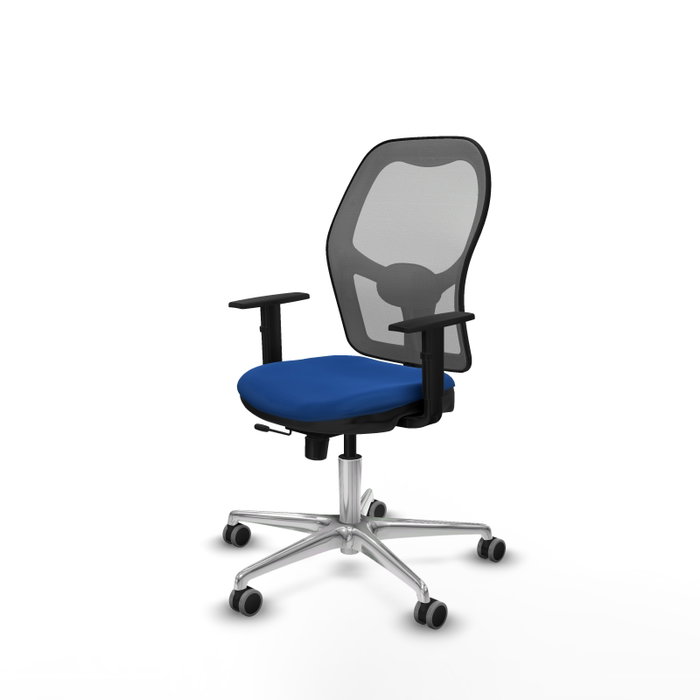 PIQUERAS Y CRESPO Silla de oficina Jorquera Azul y Gris con mecanismo Sincro/Traslack PIQUERAS Y CRESPO Silla de oficina Jorquera Azul y Gris con mecanismo Sincro/Traslack