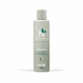 Nirvel Naturals Shampoo Champú Suave para Todo Tipo de Cabello con Ingredientes Naturales Verbena 200ml