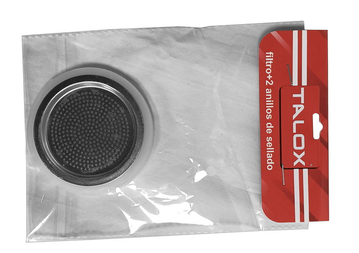 Talox Accesorios Cafetera 9 Tazas Filtro + 2 Juntas TXAF-9
