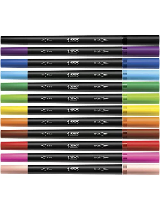 BIC Rotuladores Intensity Pastel Blíster de 12 Unidades