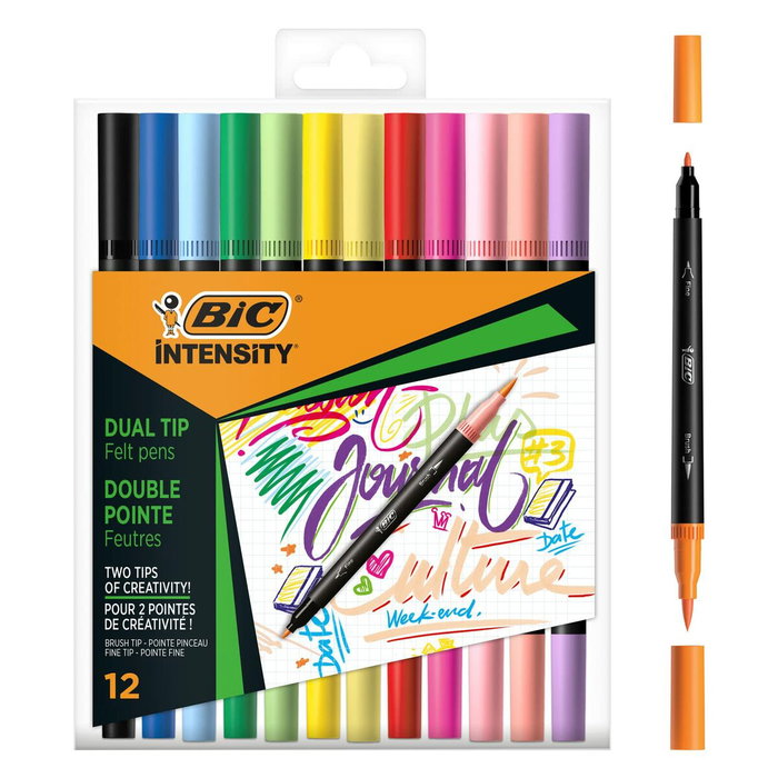 BIC Rotuladores Intensity Pastel Blíster de 12