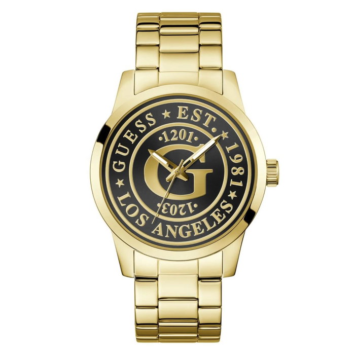 GUESS Reloj GW0888G2 Dorado con Esfera Negra GUESS Reloj GW0888G2 Dorado con Esfera Negra