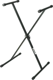 QUIKLOK Soporte Teclado Sks303 Formato "X" / Perfil Simple (4 Alturas) Acero Negro