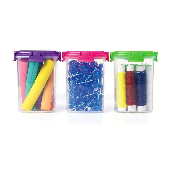 Privilege Set 3 Mini Fiambreras 140ml 6.2 cm Ancho x 7.6 cm Alto x 5.8 cm Largo (24 Unidades)