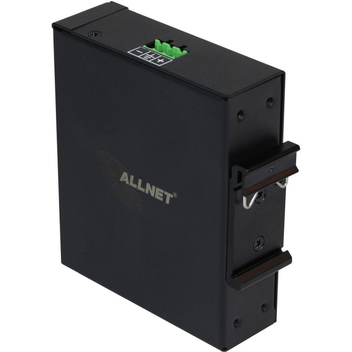 ALLNET Inyector Industrial Gigabit PoE BT 90W con Carcasa Metálica