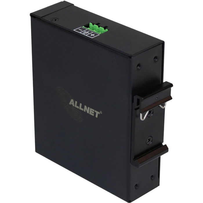 ALLNET ALL-PI2014-I-BT90 Inyector PoE Industrial Gigabit / PoE BT (15,4W/30W/90W) / DIN / Metallgehäuse