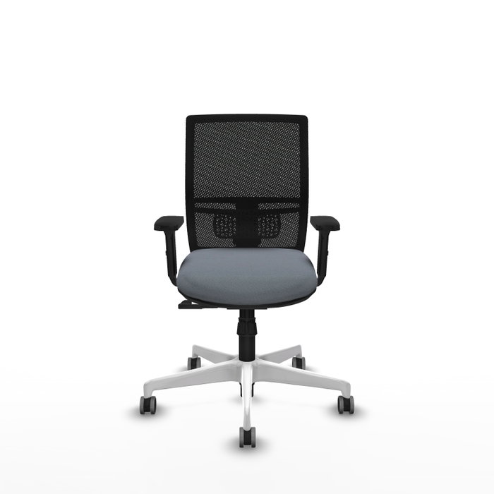 PIQUERAS Y CRESPO Silla de oficina Yunquera Gris con mecanismo Sincro