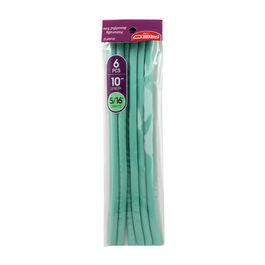 Red Kiss Rulos Flexibles 10" 5/16" 6 Piezas Pack Green